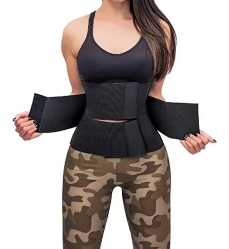 Faja corta de 3 velcros