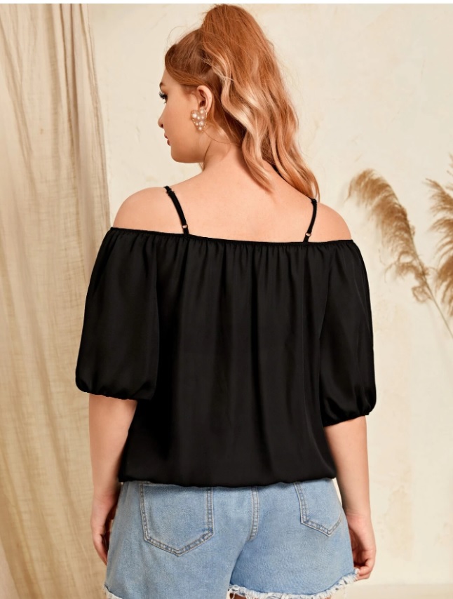 Blusa de hombros descubiertos - Imagen 2