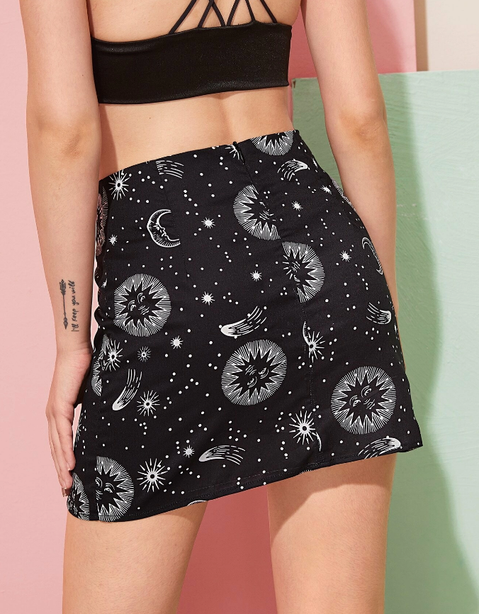 SHEIN Falda con abertura - Imagen 2