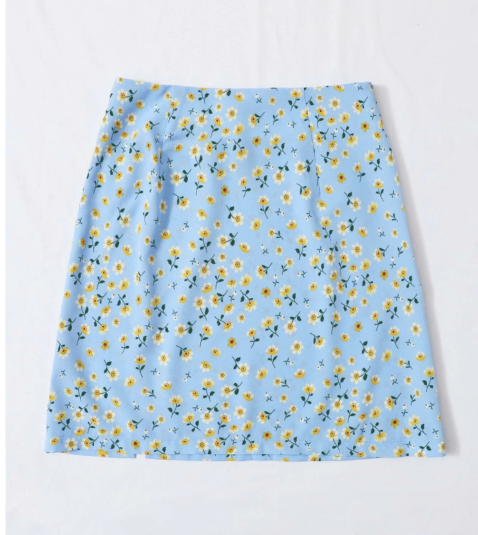 Falda con estampado floral - Imagen 2