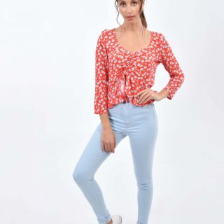 Jeans Básico Tiro Alto
