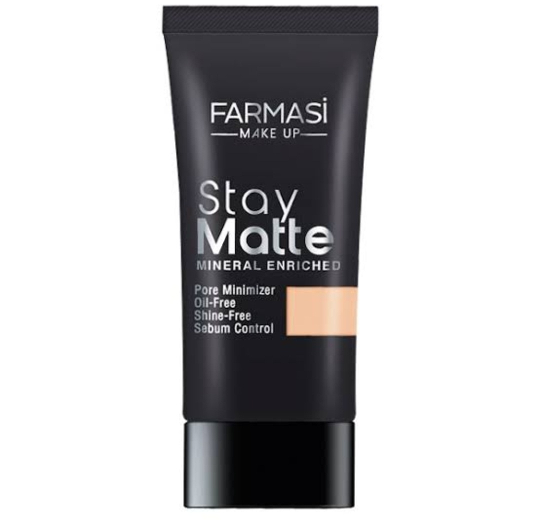 Farmasi Stay Matte Base de Maquillaje Light Beige
