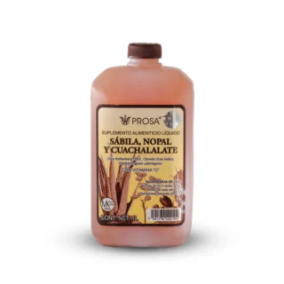 Prosa Bebida de Sabila Nopal y Cuachalalate