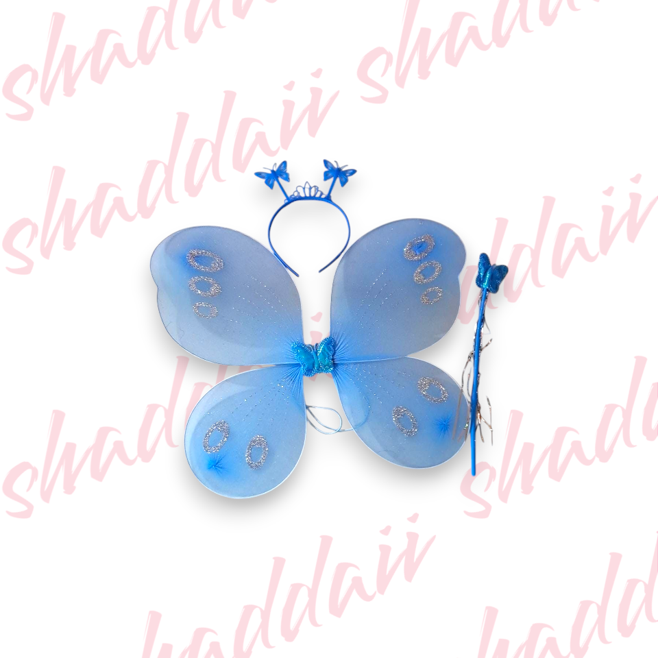 Disfraz Alas de Mariposa Azul