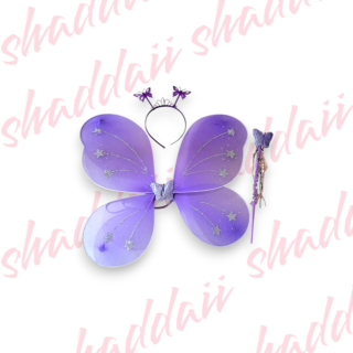 Disfraz Alas de Mariposa Morado