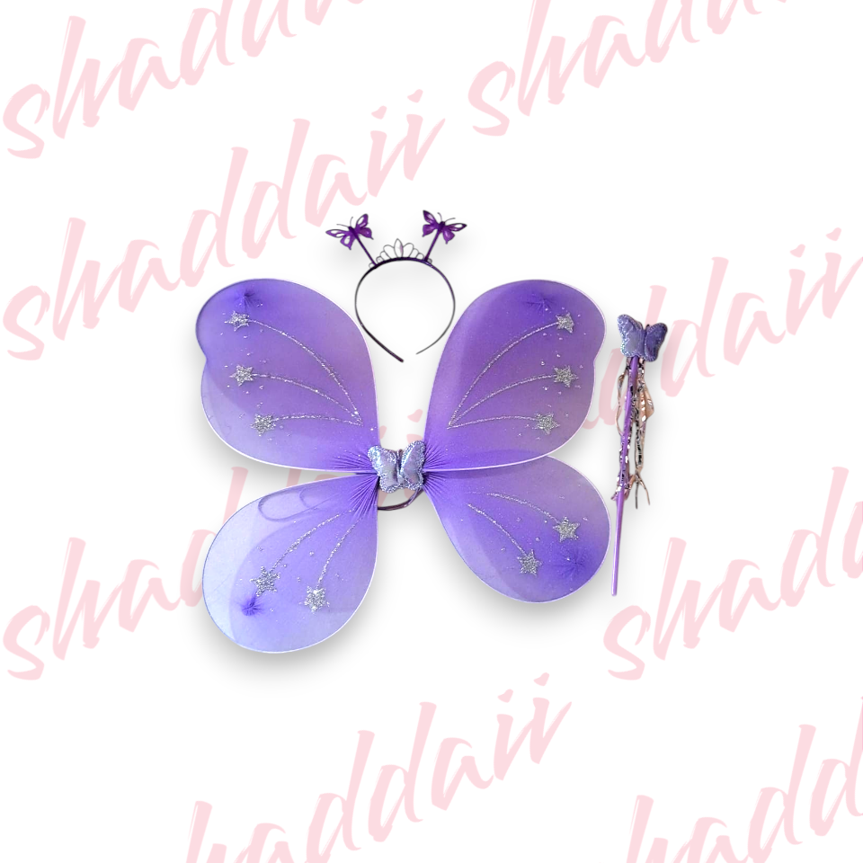 Disfraz Alas de Mariposa Morado
