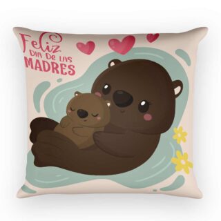 Cojín Nutrías Día de las Madres