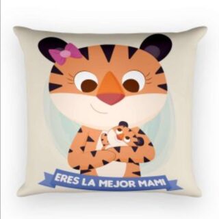 Cojín Tigres Eres La Mejor Mami