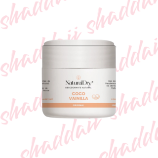 NaturalDry Desodorante Unisex Coco Vainilla Tarro
