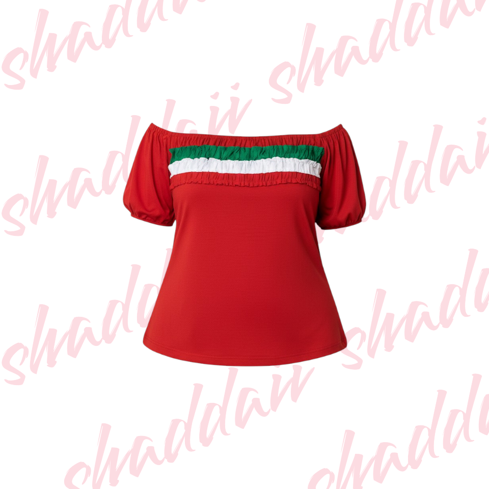Blusa Patria Roja Grande