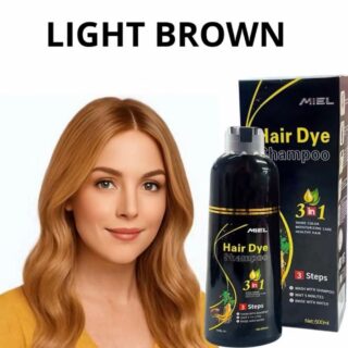 Shampoo Hair Dye Light Brown (Marrón Claro)
