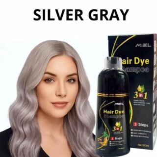 Shampoo Hair Dye Silver Gray (Gris Plata)