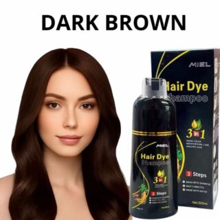Shampoo Hair Dye Dark Brown (Marrón Oscuro)
