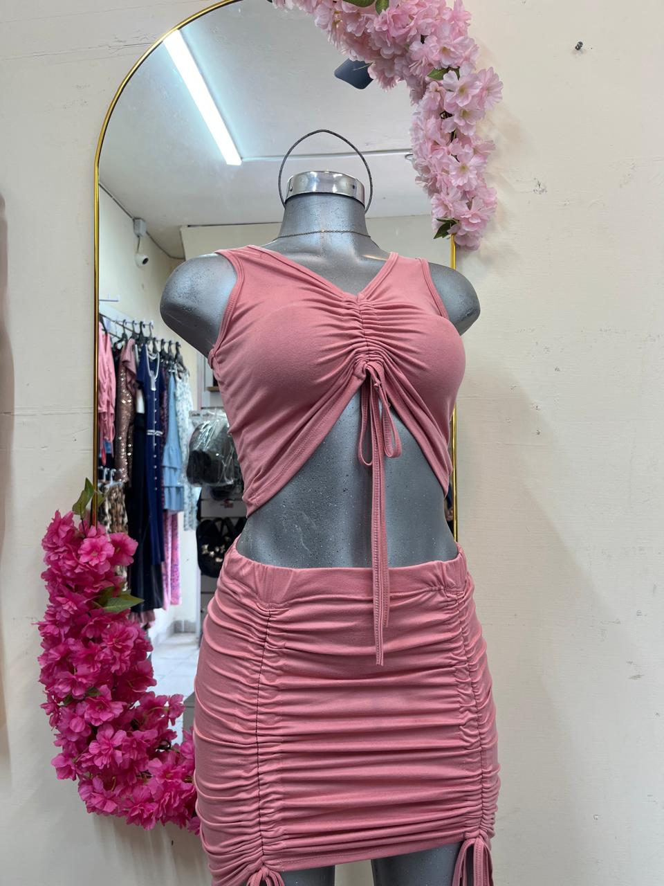Conjunto rosa Palo