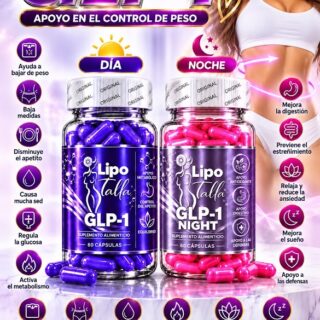 Dúo Lipo Talla GLP-1 (Día + Noche)